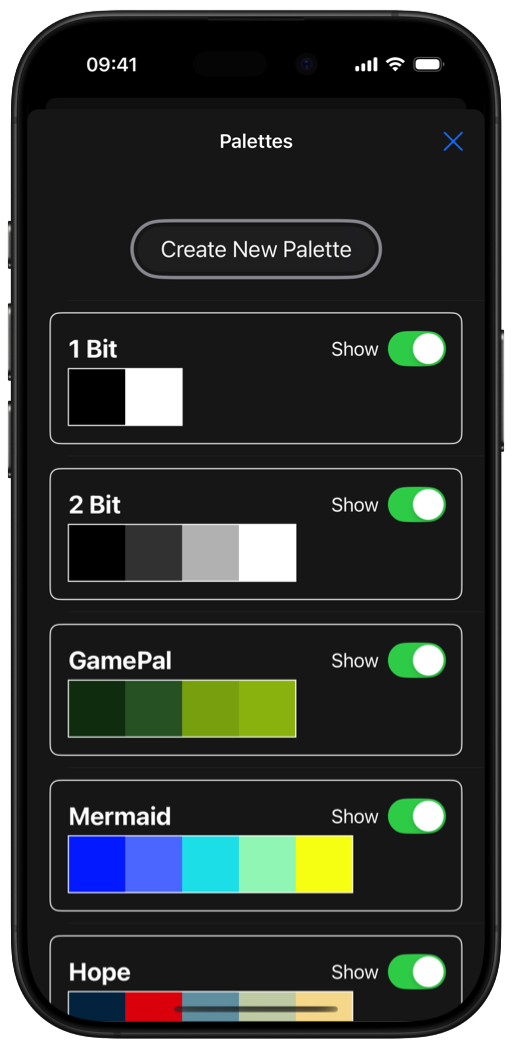 Palette Screenshot 1